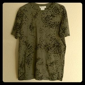 Pierre Balmain Leopard Print Men's Tee M